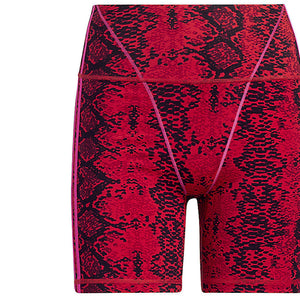 adidas Ivy Park Allover Print Short Tights Red/Black