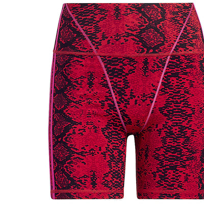 adidas Ivy Park Allover Print Short Tights Red/Black