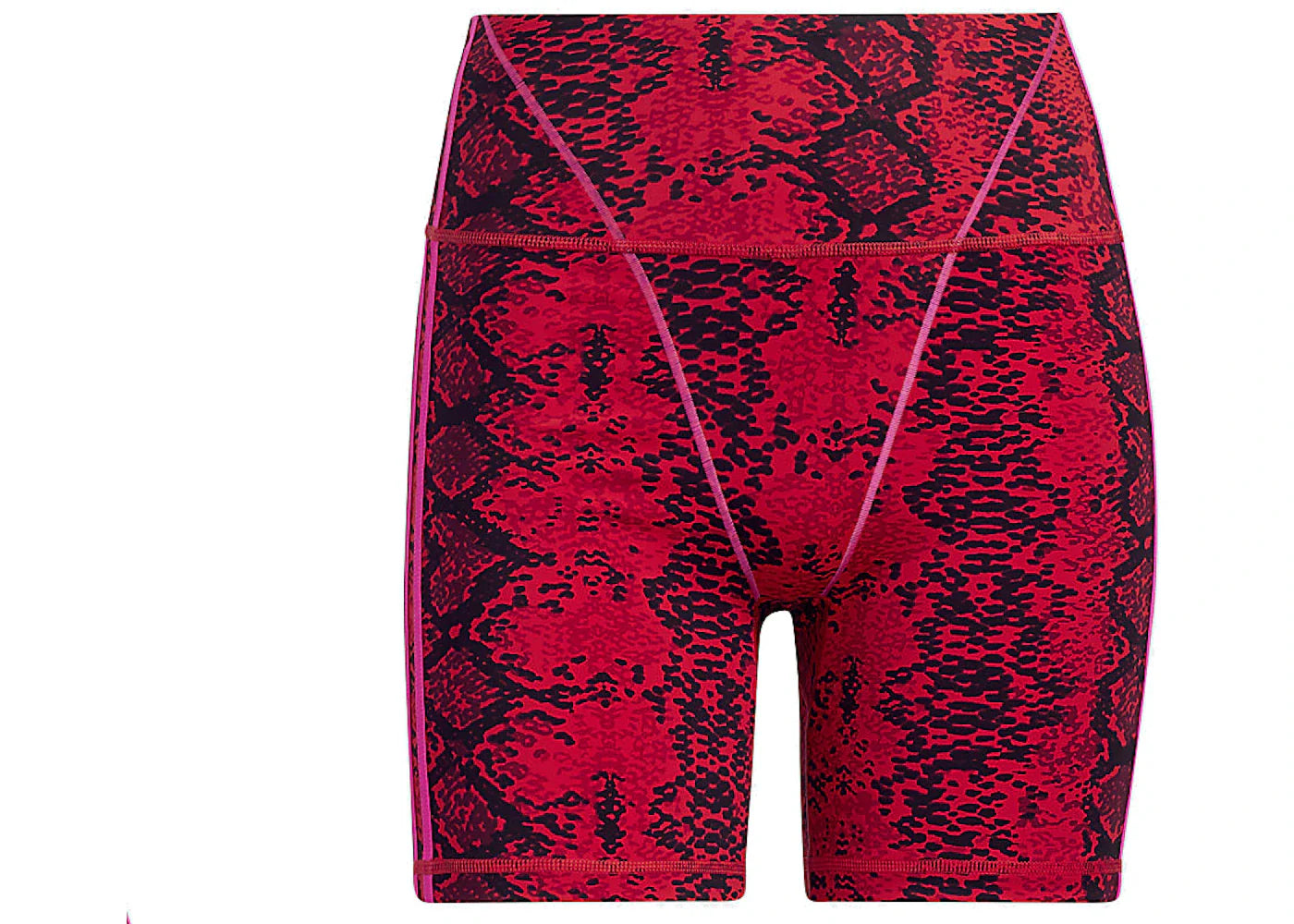 adidas Ivy Park Allover Print Short Tights Red/Black