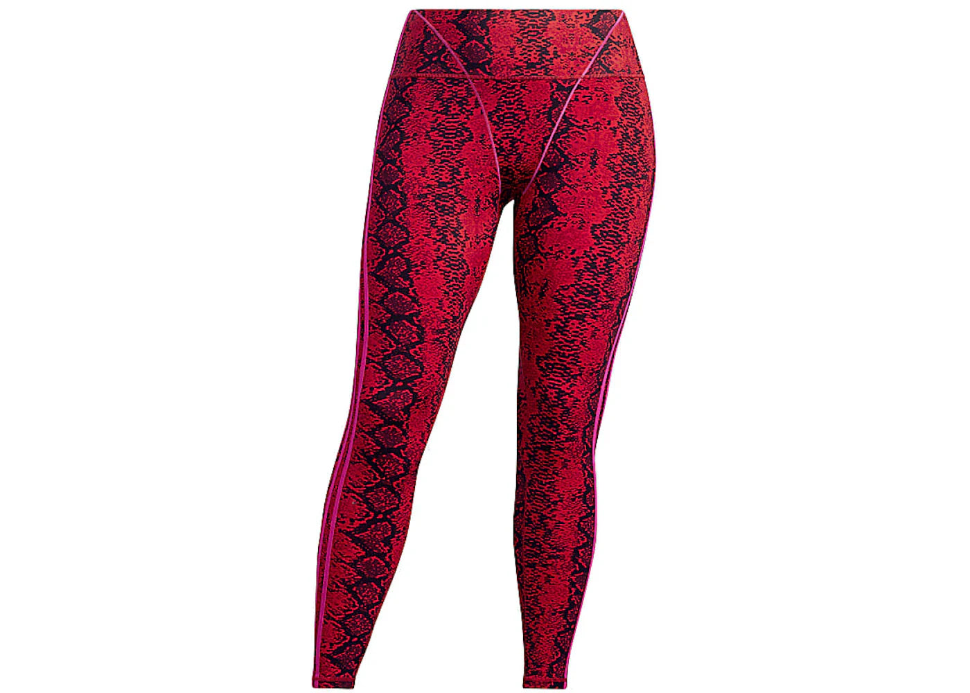 adidas Ivy Park Allover Print Tights (Plus Size) Red/Black