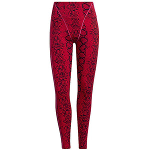 adidas Ivy Park Allover Print Tights Red/Black