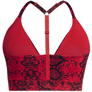 adidas Ivy Park Allover Print Triangle Bra 2.0 (Plus Size) Red/Black