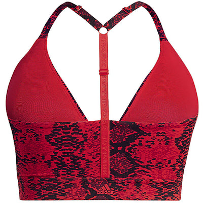adidas Ivy Park Allover Print Triangle Bra 2.0 (Plus Size) Red/Black