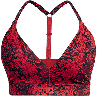 adidas Ivy Park Allover Print Triangle Bra 2.0 (Plus Size) Red/Black