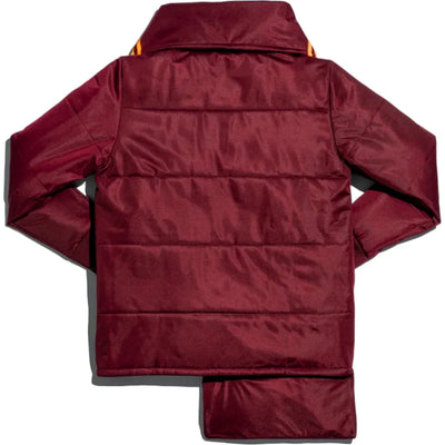 adidas Ivy Park Asymmetrical Jacket Maroon/Solar Orange