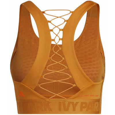 adidas Ivy Park Back Lace-Up Bra Focus Orange