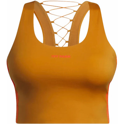 adidas Ivy Park Back Lace-Up Bra (Plus Size) Focus Orange