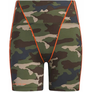 adidas Ivy Park Bike Shorts 9-Inch AOP Camo/Solar Orange