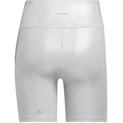 adidas Ivy Park Biker Shorts Light Solid Grey/Silver Metallic