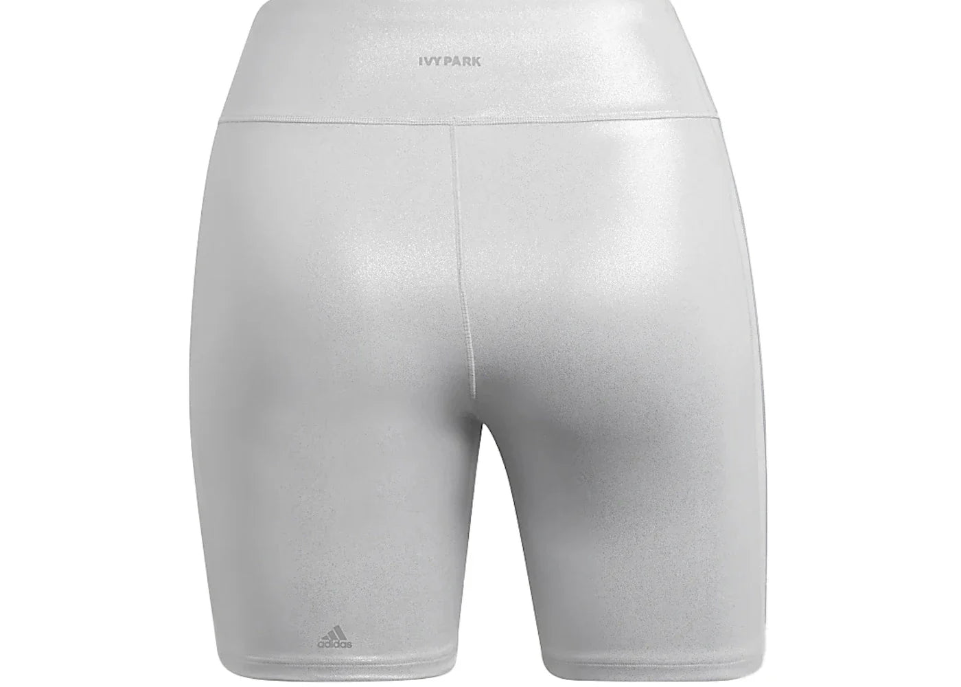 adidas Ivy Park Biker Shorts (Plus Size) Light Solid Grey/Silver Metallic