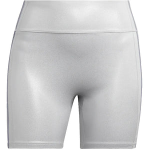 adidas Ivy Park Biker Shorts (Plus Size) Light Solid Grey/Silver Metallic