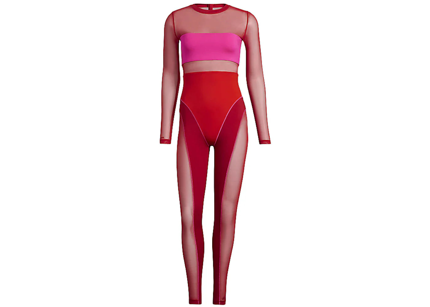 adidas Ivy Park Blocked Catsuit Power Red/Shock Pink/Red