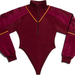 adidas Ivy Park Bodysuit Maroon/Amazon Red/Solar Orange
