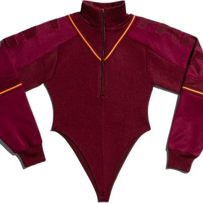 adidas Ivy Park Bodysuit Maroon/Amazon Red/Solar Orange