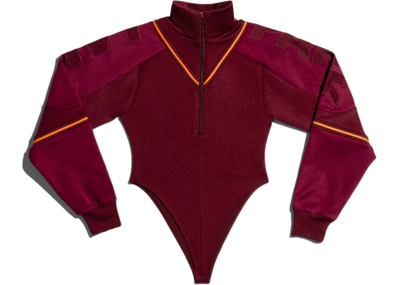 adidas Ivy Park Bodysuit Maroon/Amazon Red/Solar Orange