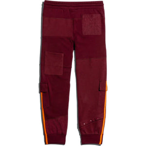 adidas Ivy Park Cargo Sweatpants Maroon/Solar Orange