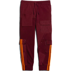 adidas Ivy Park Cargo Sweatpants Maroon/Solar Orange