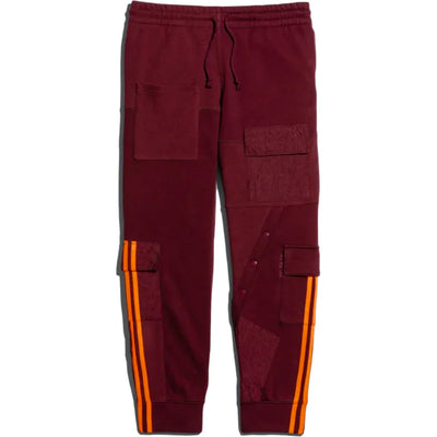 adidas Ivy Park Cargo Sweatpants Maroon/Solar Orange