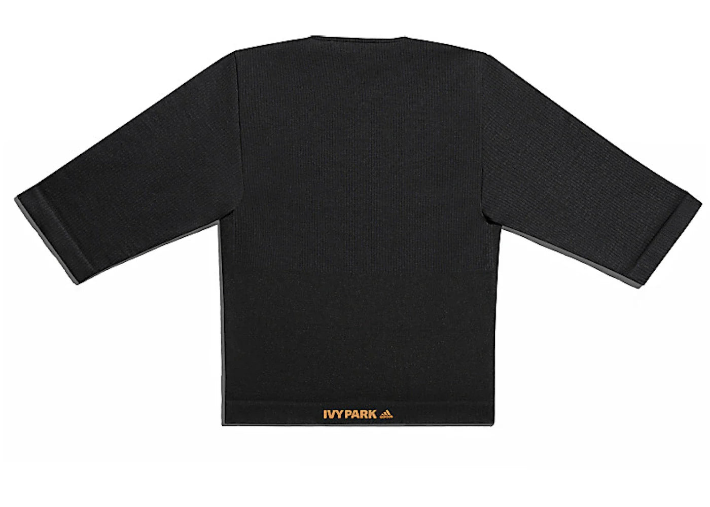 adidas Ivy Park Circular Knit Crop Top Black