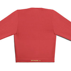 adidas Ivy Park Circular Knit Crop Top Real Coral