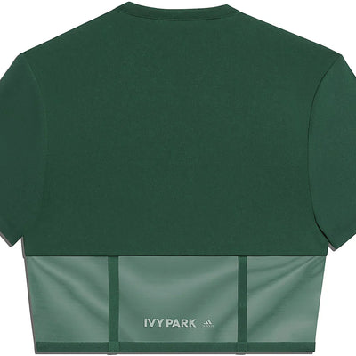 adidas Ivy Park Corset Crop Top Dark Green