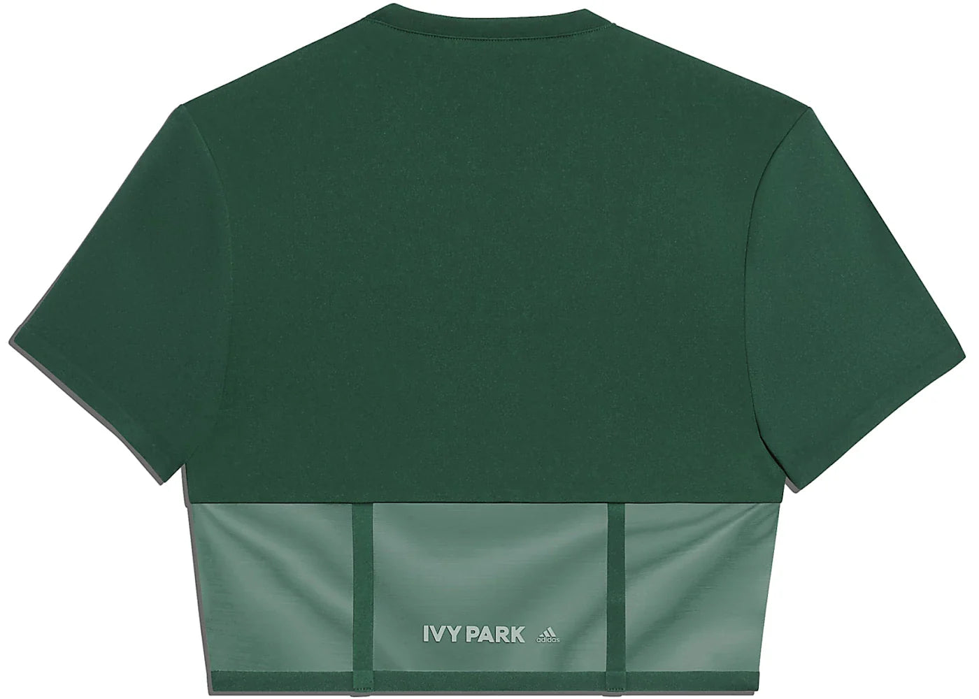 adidas Ivy Park Corset Crop Top Dark Green
