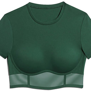 adidas Ivy Park Corset Crop Top Dark Green
