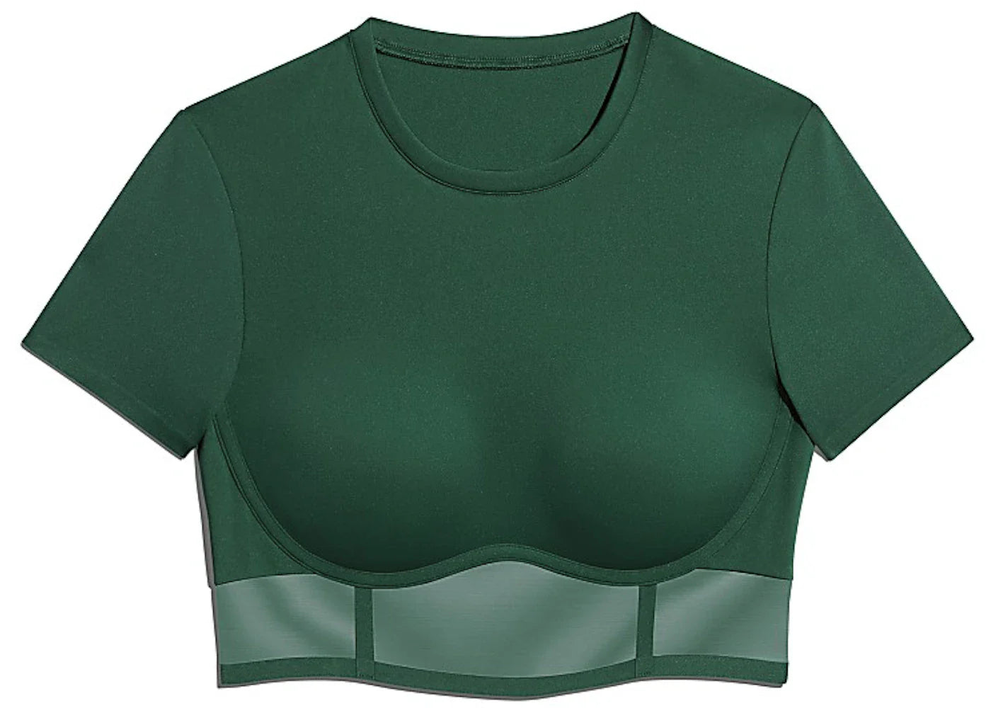 adidas Ivy Park Corset Crop Top Dark Green