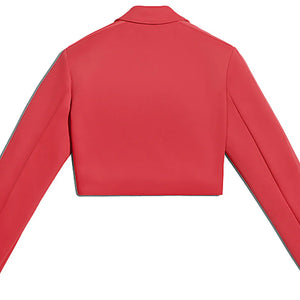 adidas Ivy Park Crop Suit Jacket (Plus Size) Real Coral