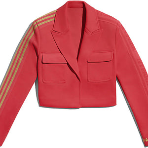 adidas Ivy Park Crop Suit Jacket Real Coral/Mesa