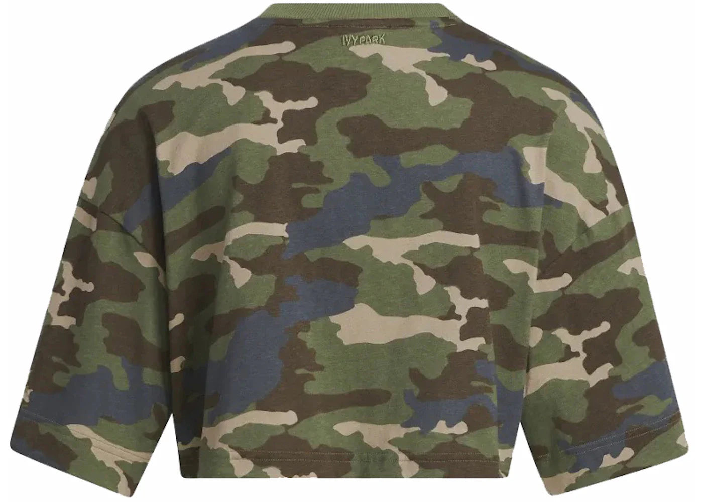 adidas Ivy Park Crop Tee Camo Print