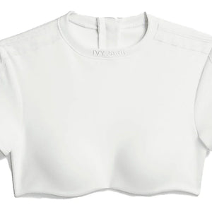 adidas Ivy Park Crop Top (Plus Size) Off White