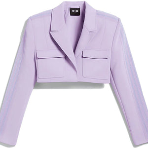 adidas Ivy Park Cropped Suit Jacket Purple Glow