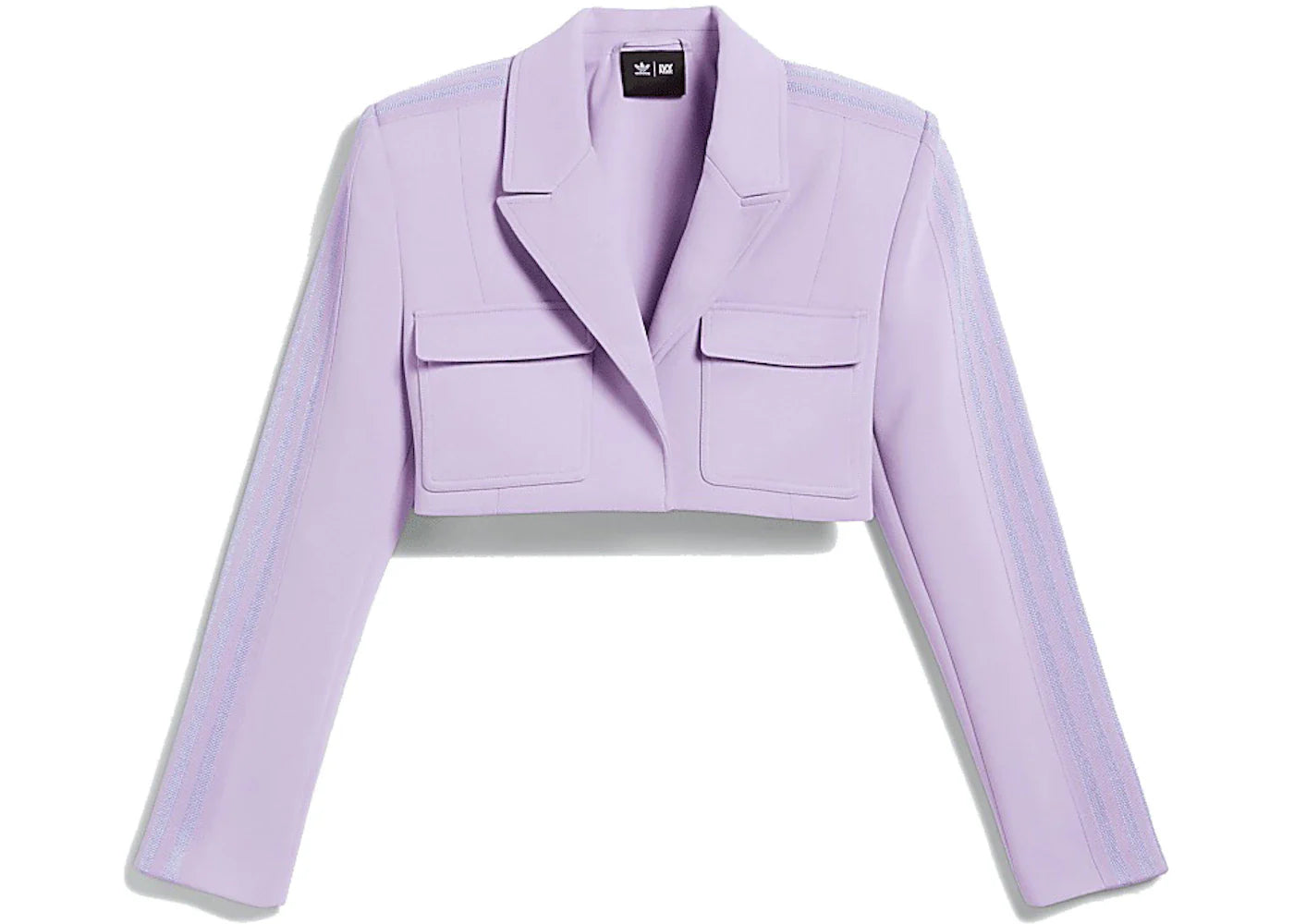 adidas Ivy Park Cropped Suit Jacket Purple Glow