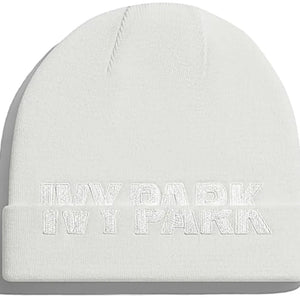 adidas Ivy Park Cut-Off Logo Beanie Core White