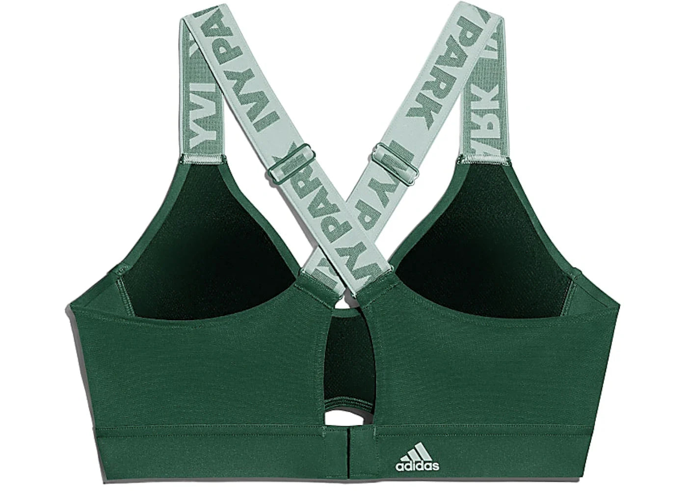 adidas Ivy Park Cutout Medium Support Bra Dark Green