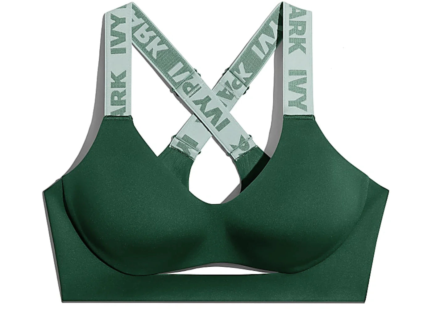 adidas Ivy Park Cutout Medium Support Bra Dark Green