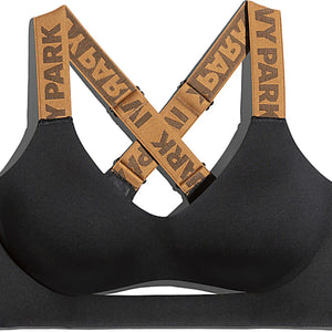 adidas Ivy Park Cutout Medium Support Bra (Plus Size) Black