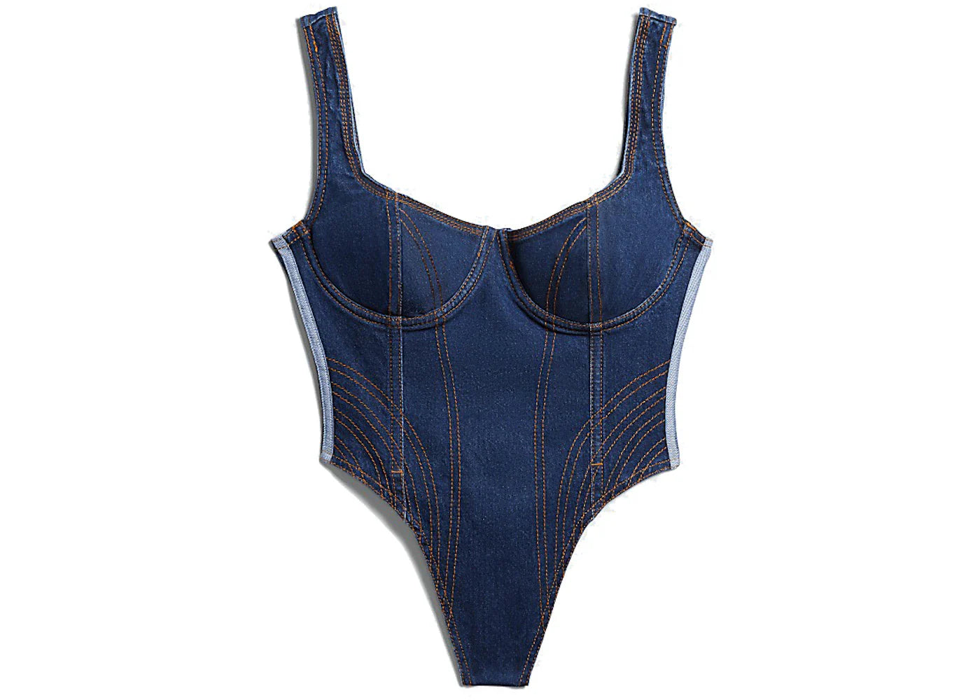 adidas Ivy Park Denim Bodysuit Dark Denim