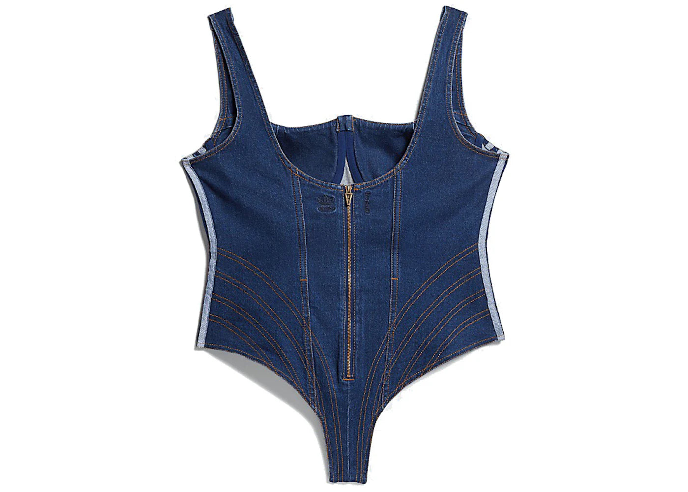 adidas Ivy Park Denim Bodysuit (Plus Size) Dark Denim