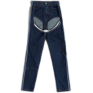 adidas Ivy Park Denim Chaps Dark Denim