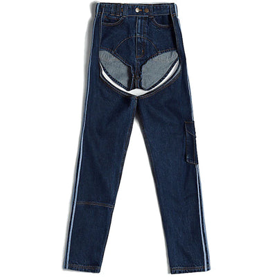 adidas Ivy Park Denim Chaps Dark Denim