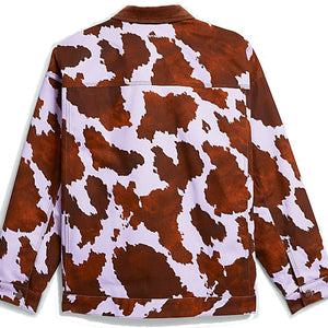 adidas Ivy Park Denim Cow-Print Jacket (All Gender) AOP Cow Hide/Purple Glow