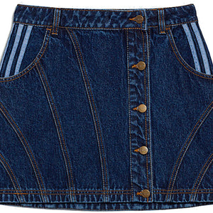 adidas Ivy Park Denim Skirt Dark Denim