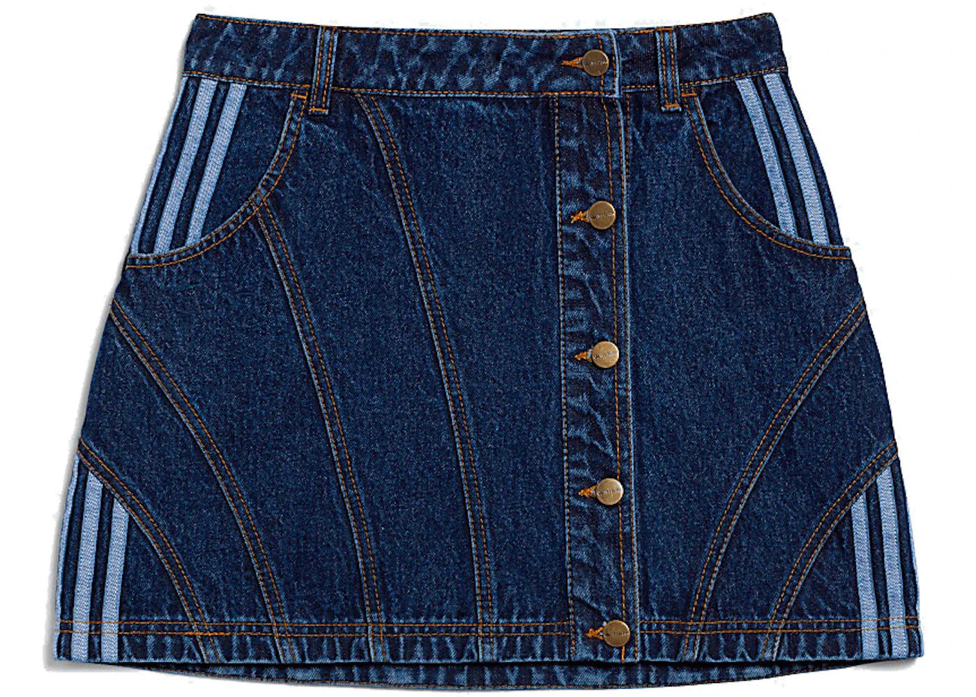 adidas Ivy Park Denim Skirt Dark Denim