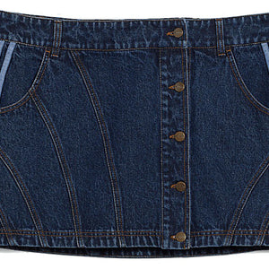 adidas Ivy Park Denim Skirt (Plus Size) Dark Denim