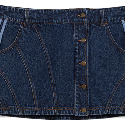 adidas Ivy Park Denim Skirt (Plus Size) Dark Denim