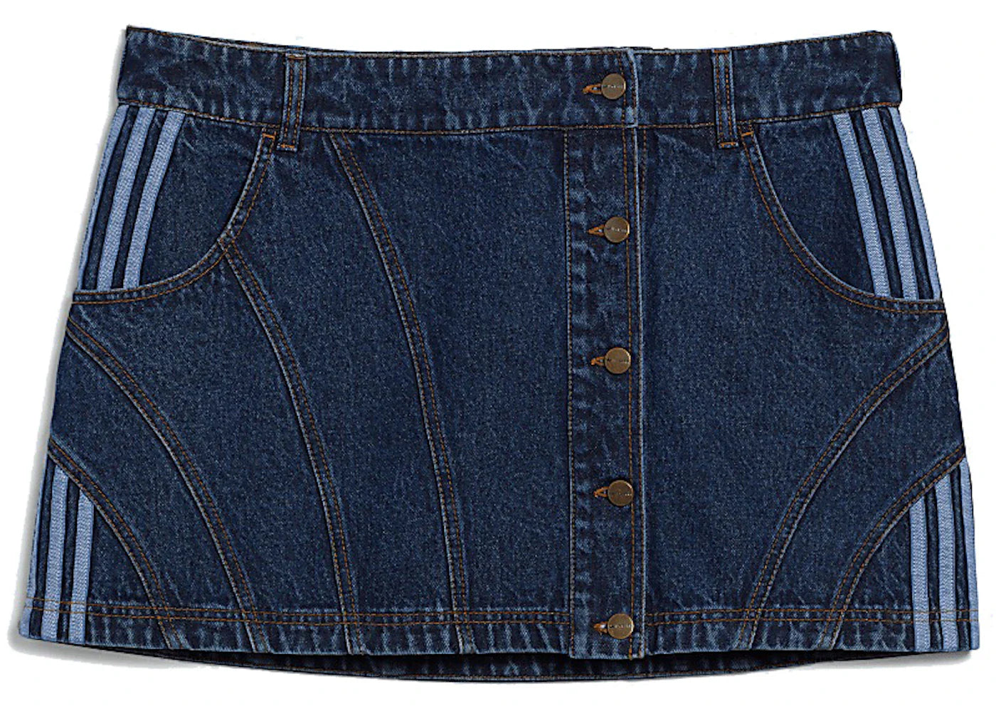 adidas Ivy Park Denim Skirt (Plus Size) Dark Denim