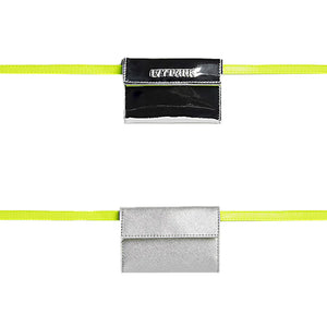 adidas Ivy Park Dipped Tote Bag Silver Metallic/Solar Yellow