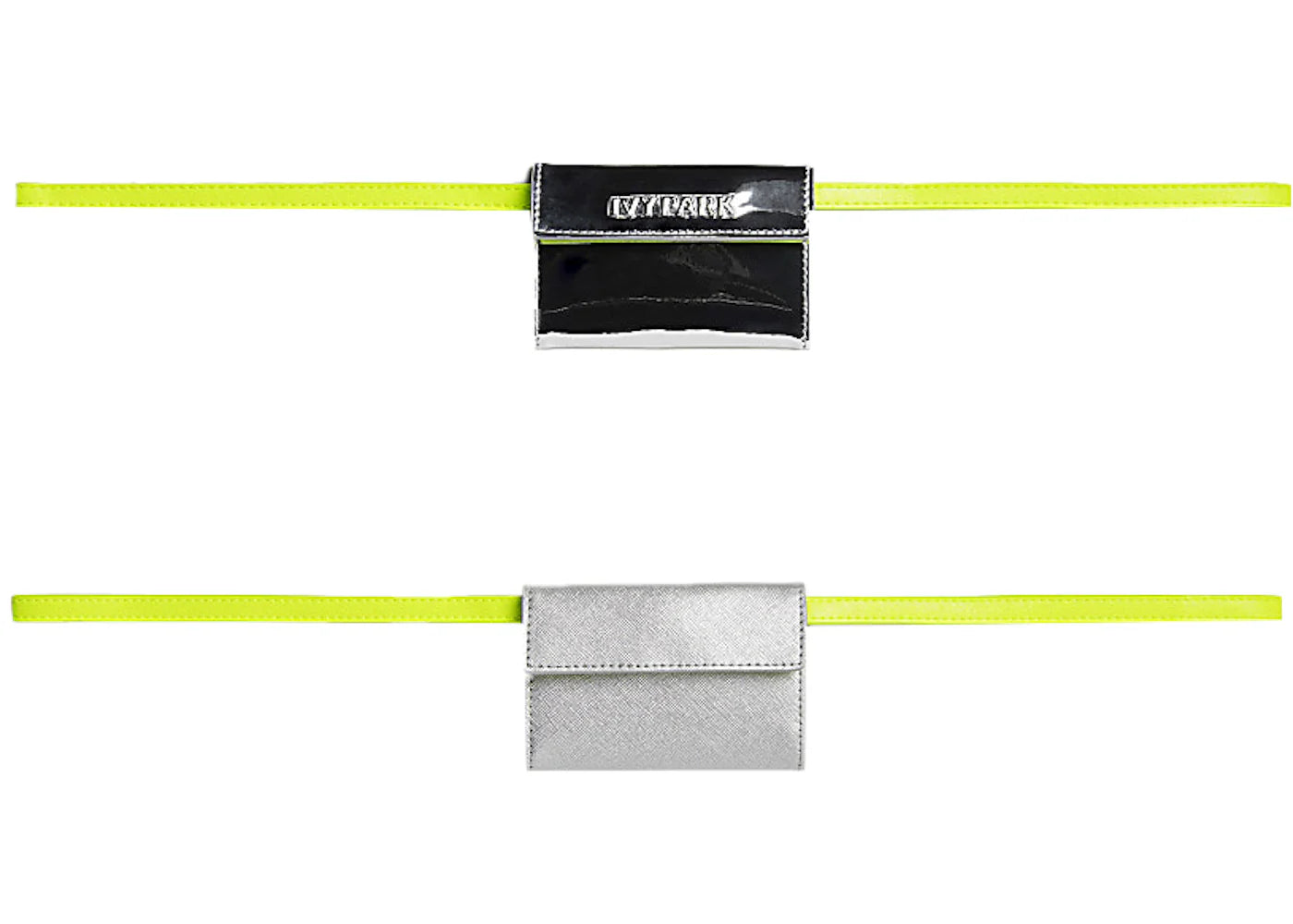 adidas Ivy Park Dipped Tote Bag Silver Metallic/Solar Yellow
